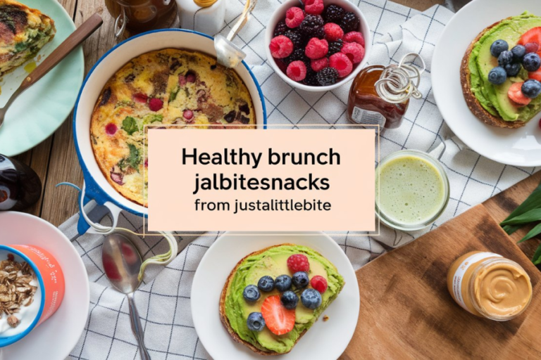 Healthy Brunch Jalbitesnacks from Justalittlebite