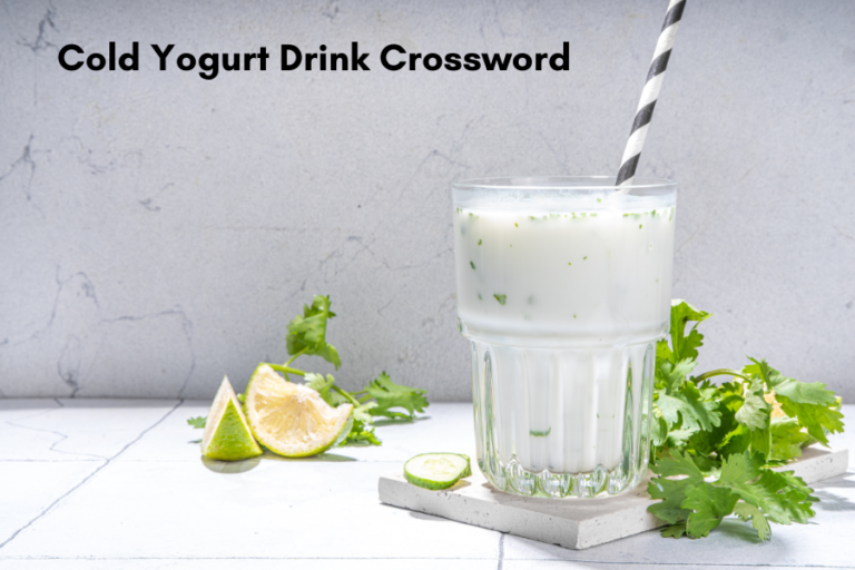 Cold Yogurt Drink Crossword