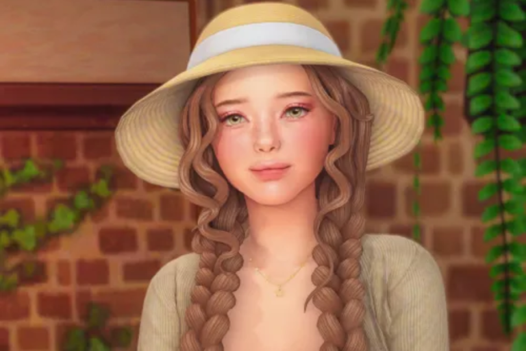 Sims 4 Braid Pigtails CC