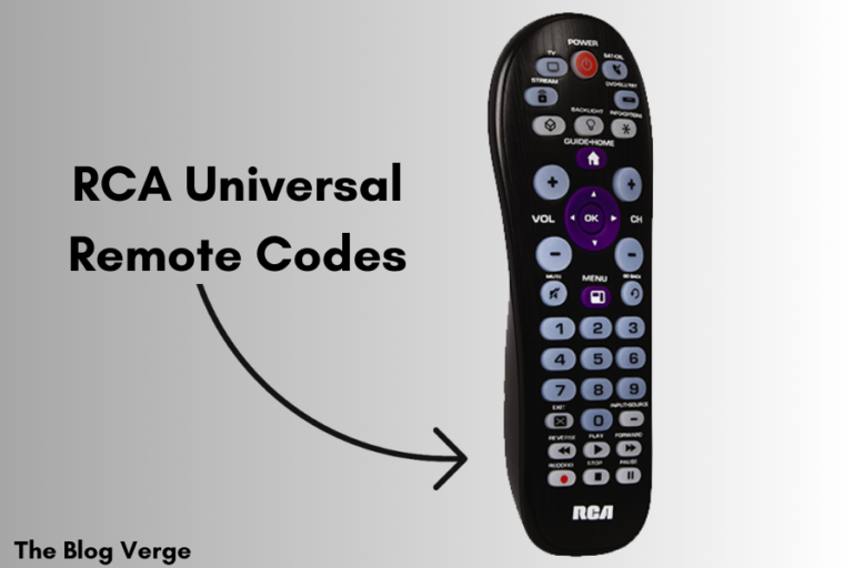 RCA Universal Remote Codes